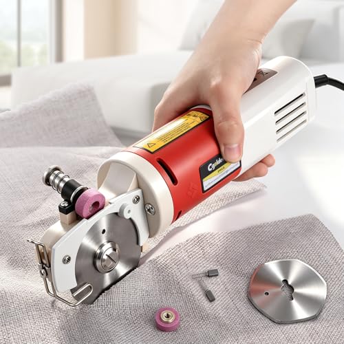 Ciseaux électrique tissu CGOLDENWALL machine de coupe textile industrielle 220V - 2