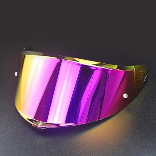 ヘルメットバイザー, AGV K6 K6S バイザー フルフェイス Viseira Capacete レーシングヘルメットパーツ用 フォトクロミックシールドバイザーレンズ(Revo Deep Purple)
