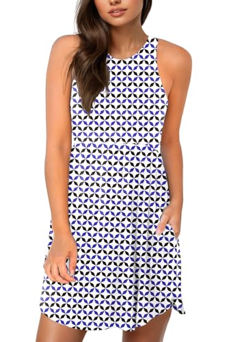 Image of HiMONE Vacation Dresses for Women 2025 Summer Dress Women's Casual Sundresses Casual Beach Petite Sun Dress XS-2XL