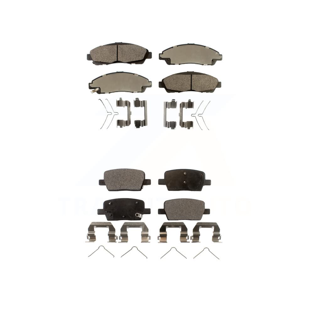 TEC Front Rear Ceramic Brake Pads Kit Replacement For Chevrolet Cadillac XT5 Traverse GMC Acadia Buick Enclave Blazer XT6 KTC-100317