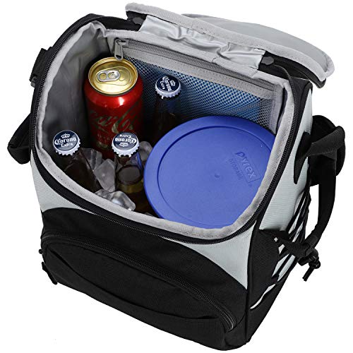 MIER 16 Can Insulated Lunch Box Bag for Women Men Large Leakproof Soft