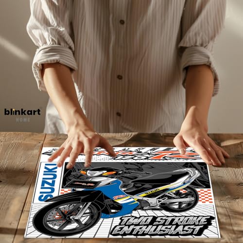 Image of BLINKART Suzuki Satria 120Car Posters Sticker Gift Items for Boys Room Wall Decor || Comes with Double-Sided Tape|| Decoration Bedroom Living Room Office Studio Decor | 12x18 In (A3) - CAR-249