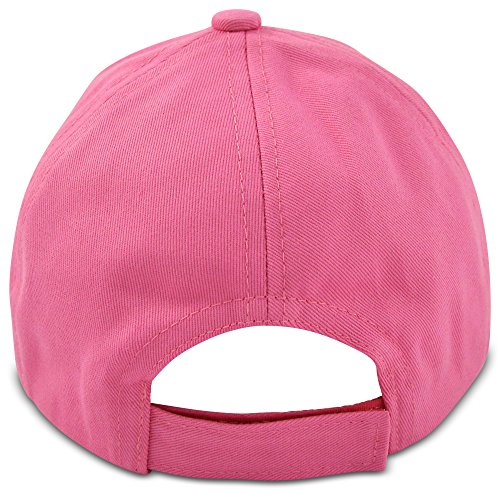 Image of Disney Girls' Frozen Baseball Cap - Princess Elsa and Anna Curved Brim Strap Back Hat (2T-7)