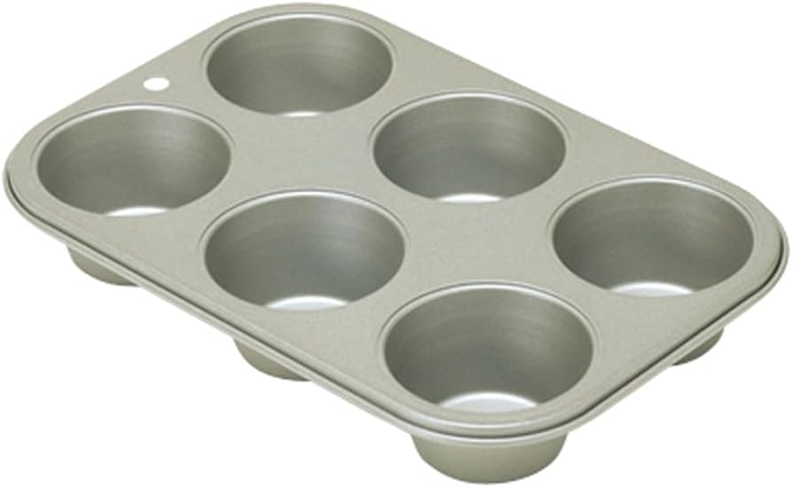 Amazon｜富士ホーロー お菓子 型 マフィン パンケーキ型 グレー 6P
