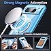 JETech Magnetic Case for Google Pixel 8 Pro 6.7-Inch 2023, Compatible with MagSafe Accessories, Shockproof Protective Phone Cover, Non-Yellowing Hard Clear PC Back (Bay)