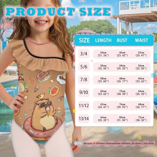 Image of Yzaoxia Girls One Piece Swimsuits Bathing Suit for Kids Swimwear 3-14Y