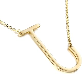 Initial Necklace - Stylish English Letter Pendant for Valentine's Day Gifts, Trendy Jewelry for Women and Girls, Perfect for Fashion Lovers, Special Occasions, and Romantic Surprises