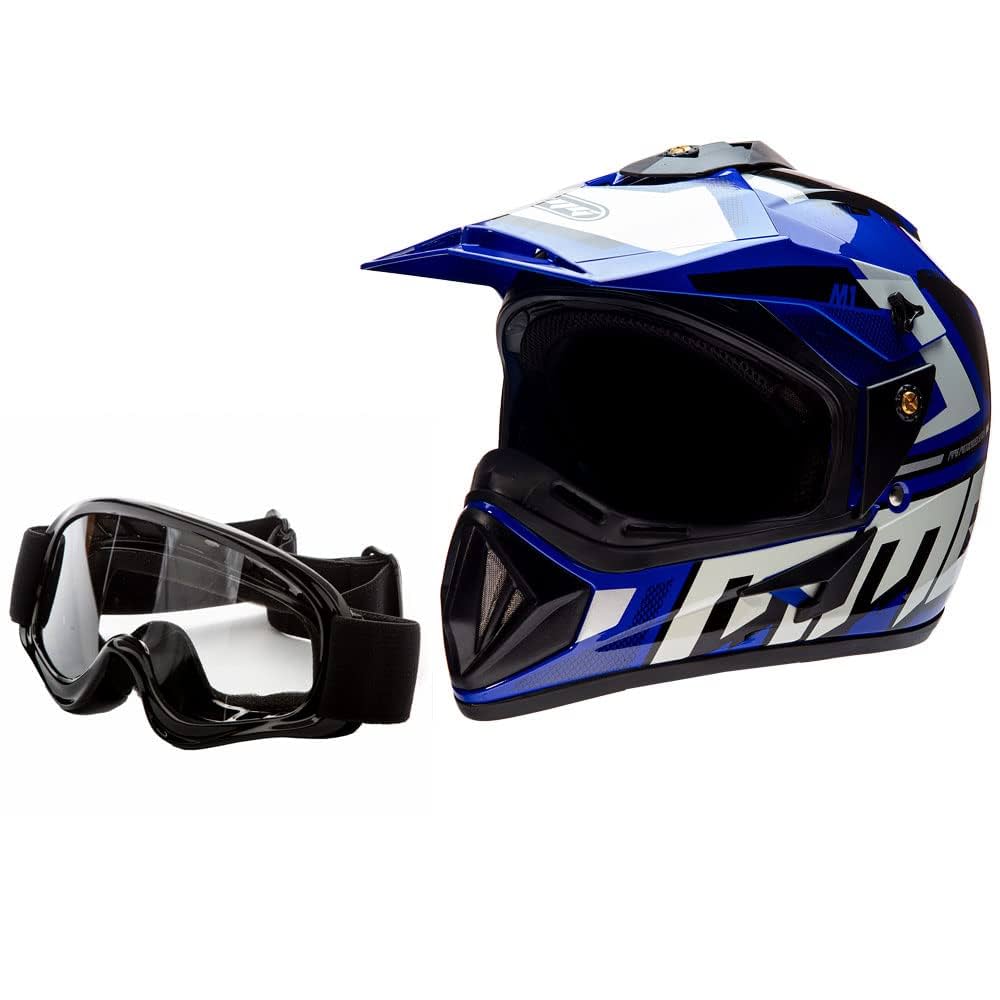 Amazon.com: MMG Adult Motorcycle Off Road Helmet Model 31
