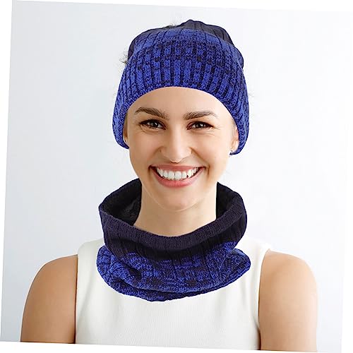 1Set Winter Warm Gloves Neckerchief Hat for Boys and Thicken Outdoor Full Finger Gloves Cozy Winter Kit with Warm Neckerchief for Outdoor Activities Fashionable2