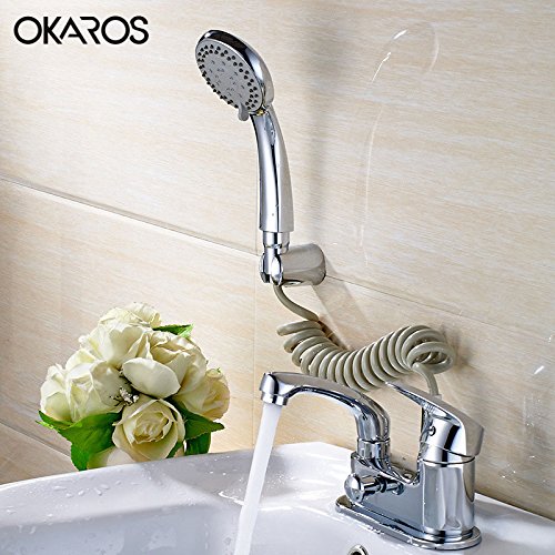 Multifunktionsdrucker Der Serie Badezimmer Waschbecken Dusche Leiter Der Ecowas Und Der Auslauf Verchromt Hot Kaltes Wasser Punkte Auf Der