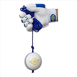 SNEHA HANDICRAFT White Hanging Cricket Leather Ball Practice & Knocking Set of 1 Price In India
