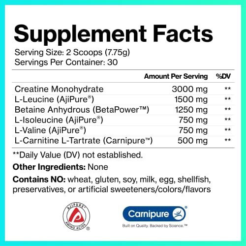 Do Vitamins Postpump Natural Post-Workout Supplement, Muscle Building Recovery Powder, Bcaa, Creatine, Betaine, Carnitine, Paleo, Keto, Vegan, 30 Servings #TOP5