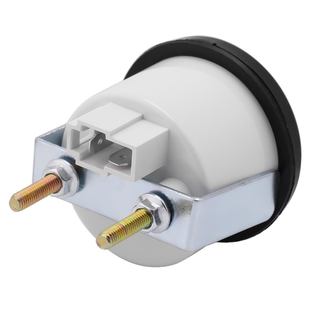 Yosoo Compteur Horaire 12V Compteur Horaire à Quartz 12-36V DC AC, 6 Chiffres, Rond, pour Bateau Voiture Camion Moteur Marine ATV Générateurs Tracteur Tondeuse