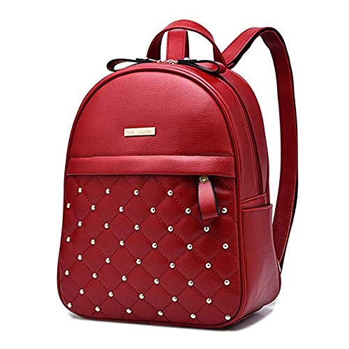 Sac à dos étudiant à rivets et bandoulière réglable style mode urbaine Modèle C