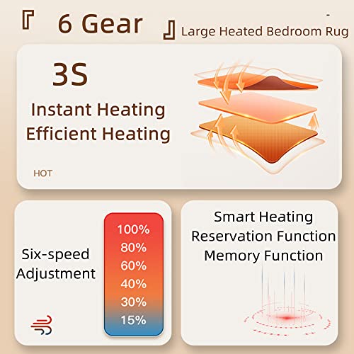 Tapis de couloir chauffant imperméable et résistant saleté - 7