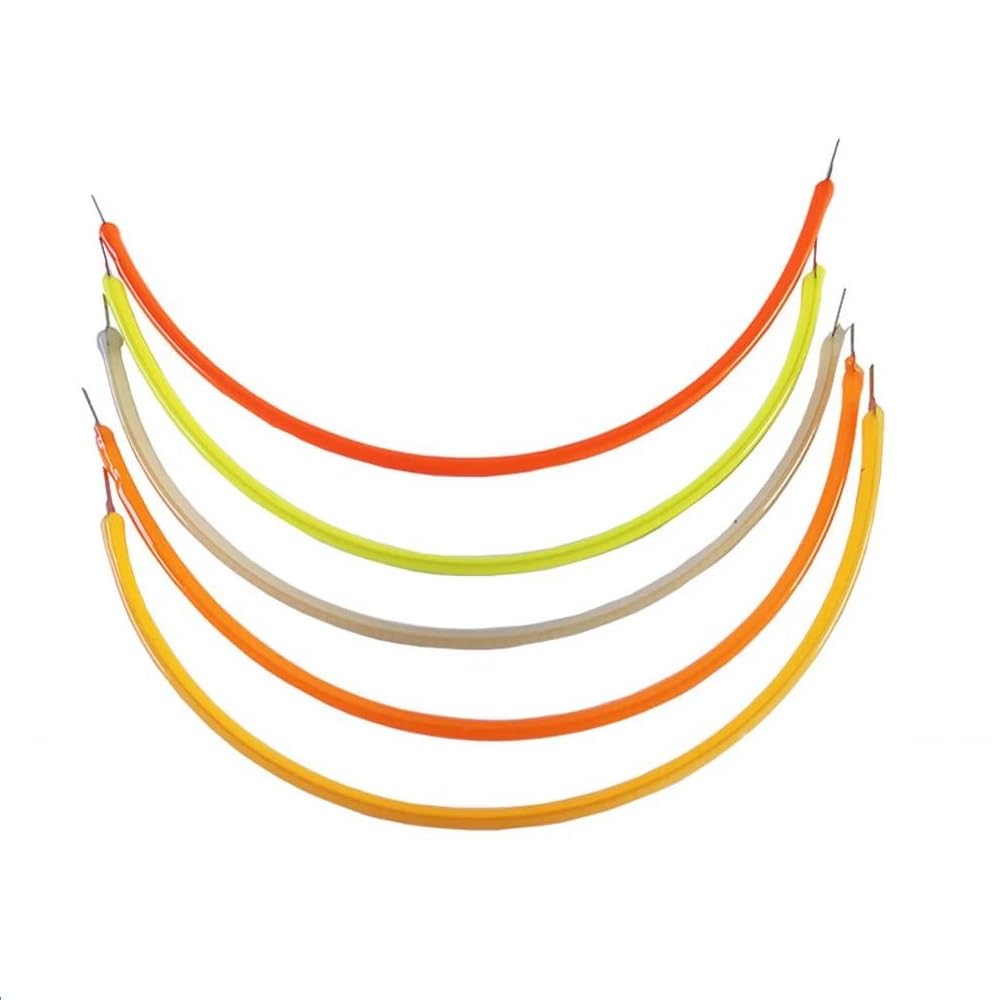 LED-Filament, 130 mm, 300 mm, Retro, Edison-Glühbirne, 3 V, COB, Filament, Lampe, LED-Leuchtmittel, flexibel, für Basteln, dekorative Lampe, Rot, 130 mm, 10 Stück