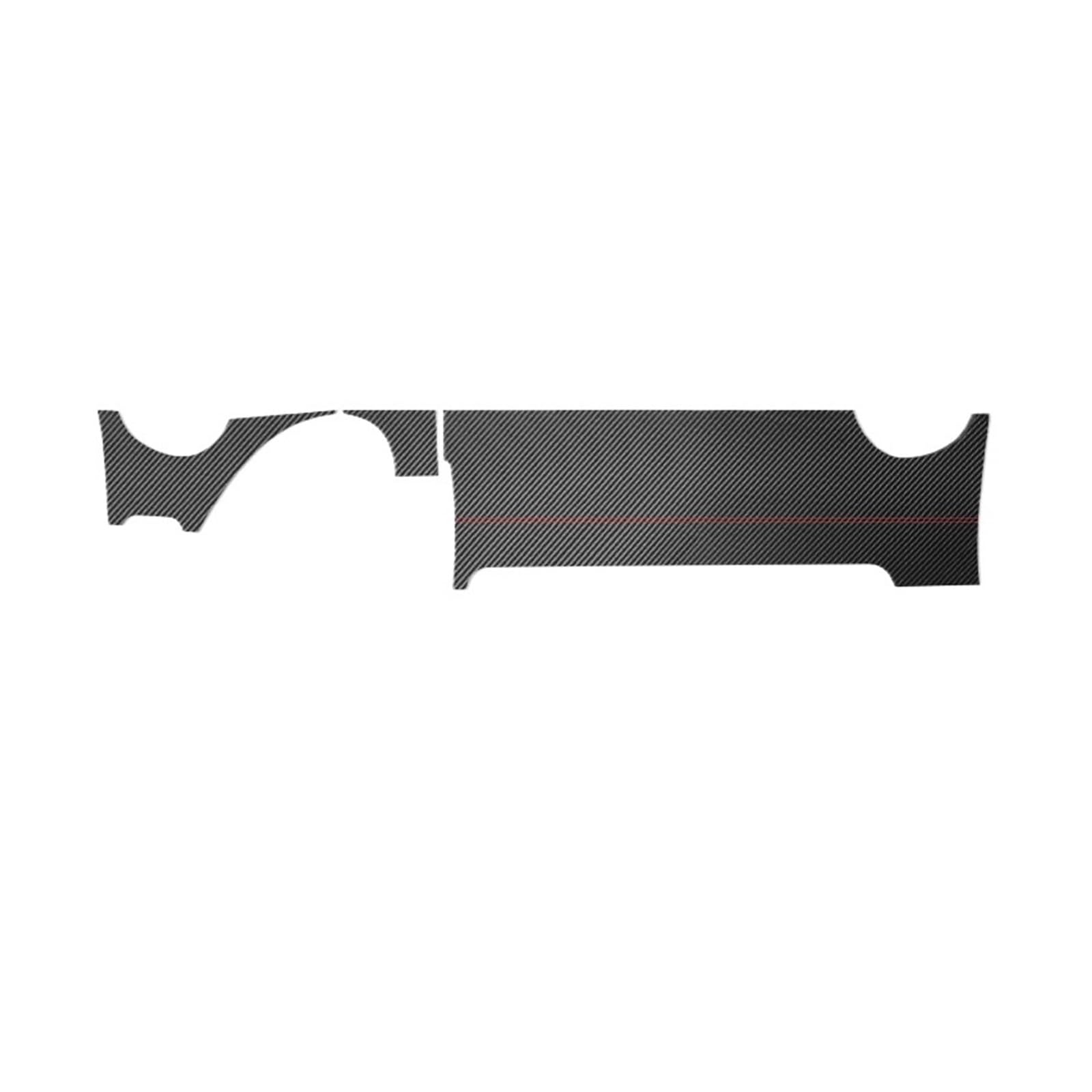 VNHLOTVJL Car Panel Instrument Trim Strip Sticker Interior Tuning Accessories Compatible for Subaru BRZ Compatible for Toyota GR86 2021- Carbon Fiber(Carbon Fiber LHD)
