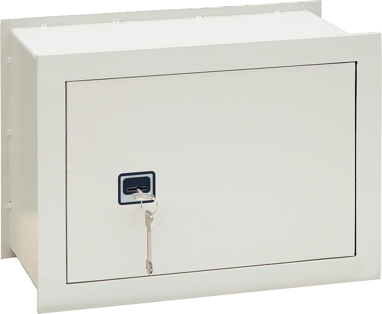 AERREGI CASSAFORTE A MURO GRIGIO CON DOPPIA CHIAVE MISURE 30X20X42 CASSAFORTE A PARETE CASSAFORTE A INCASSO CON CHIUSURA MECCANICA