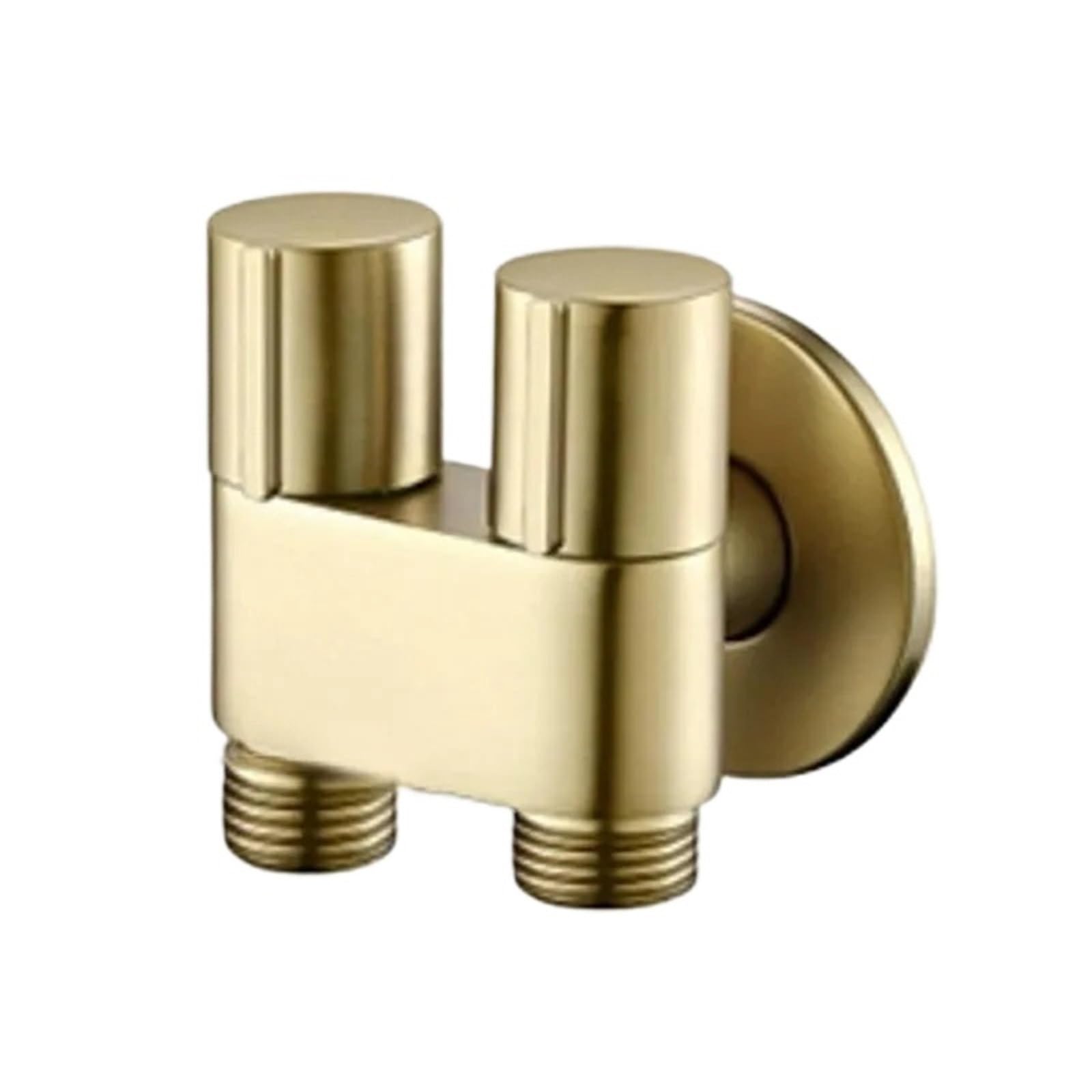 Yilwpv One Color Faucet Angle Valve Two Way Out For Bathroom And Kitchen Water Inlet For Bathroom