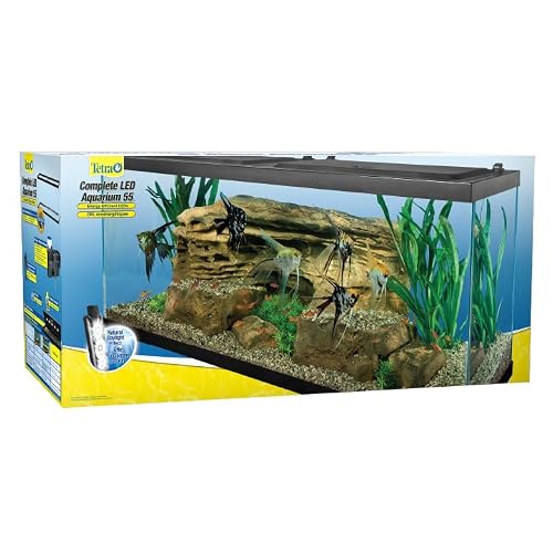 Tetra Complete LED Aquarium 55 Gallons, Includes LED Lighting, Filtration, Heater and Accessories