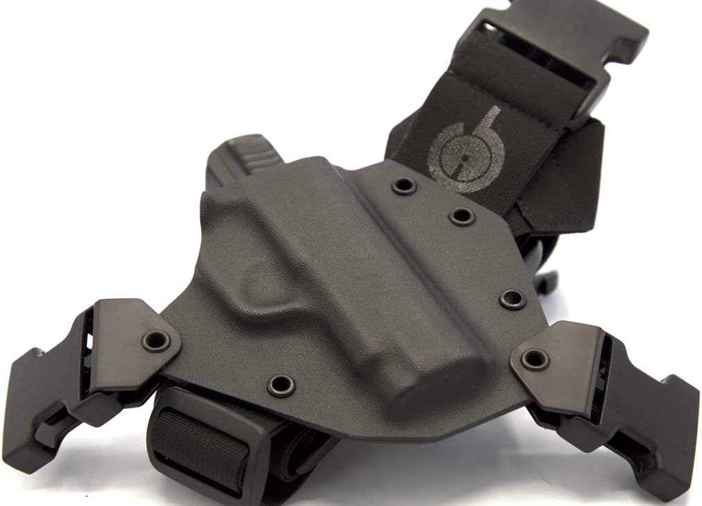 Kenai Chest Holster for a SIG P365, Right Hand, Black-Black