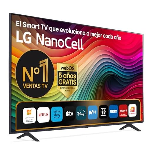 LG 50NANO81T6A 50", 4K NANOCELL, Smart TV, HDR10, WebOS24, Serie 81, Procesador Potente e Inteligente, Dolby Digital Plus, Gaming, Alexa/Google Assistant, Negro