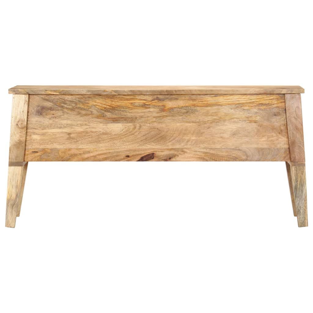 Caja de Almacenamiento 99 x 35 x 48 cm Mango de Madera Maciza, Espacio de Almacenamiento para Estantería, Ropa, Armario