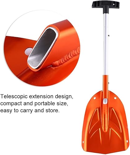 Miniatura 4 de Pala de nieve de aleación de aluminio, telescópica montada en el vehículo, pala de nieve portátil para entrada, jardín, coche, Pala de Nieve