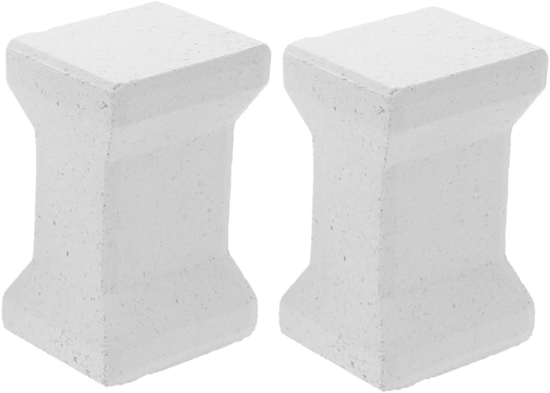 Hemobllo 2pcs Electric Kiln Support Pillars 10cm Pottery Making Accessories Ceramic Shed Firing Stands for Home Kiln Furnaces Crafting