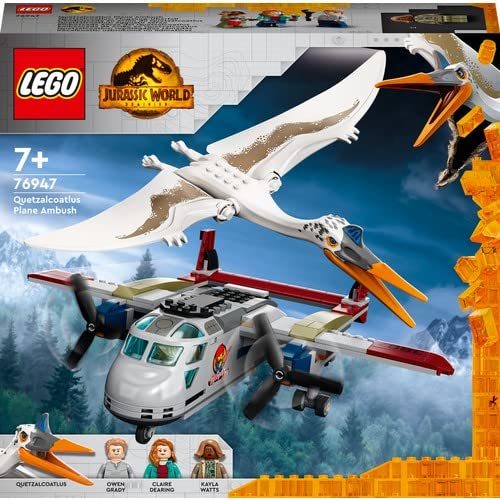 Image of LEGO Jurassic World Quetzalcoatlus Plane Ambush 76947 Building Kit (306 Pieces)