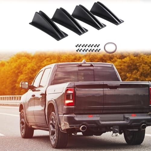 Mini ailerons de séparation et diffuseur arrière pour tuning de pare-chocs auto