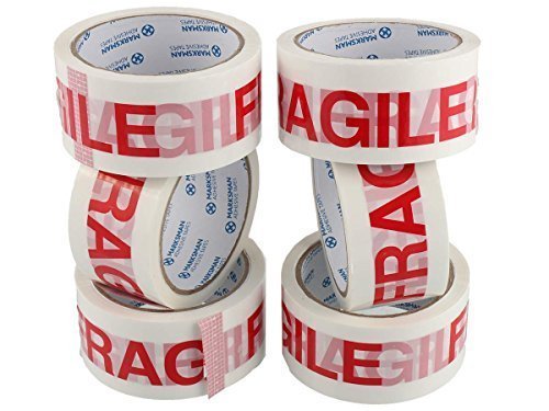 Isupli Ruban Adhésif Orange Pour Emballage De Colis, 48 Mm X 66 M, Très