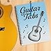 GlibHLBantz Guitar Tab Notebook with Blank Sheet Music Pages, Spiral Bound Guitar Tablature Book and Music Composition Journal for Songwriting & Practice, A4 (11.2