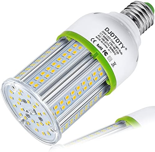 DJDTDTY 1 Pack LED Bulbs,20W80W100W120W150W LED Corn Bulb, E26 Base, 4000LM LED Light Bulb for Garage Household Light bulbsWarehouse Workshop Barn (watts, 20)
