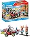 Produktbild PLAYMOBIL | Action Heroes | Feuerwehr Quad löscht Heckenbrand | Feuerwehrauto | Spielzeug für Kinder ab 4 Jahren | 71825