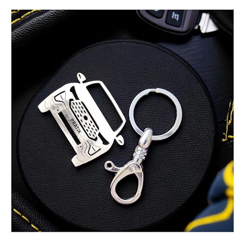 Image of Premium Stainless Steel Car Keychain | Personalized Custom Name Keyring | Stylish Car Shape Metal Key Holder made for Toyota Fortuner, Legender, Innova Crysta, Hycross, urban cruiser hyryder