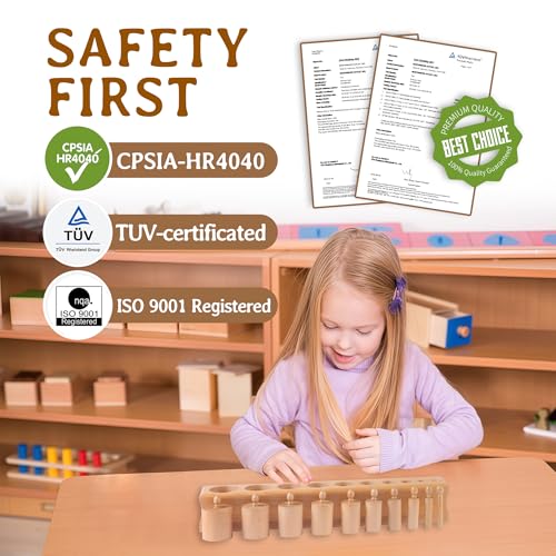Image of MONTESSORI OUTLET Cylinder Block (Part 2) for Children Aged 3-6 Montessori Education at School and Home