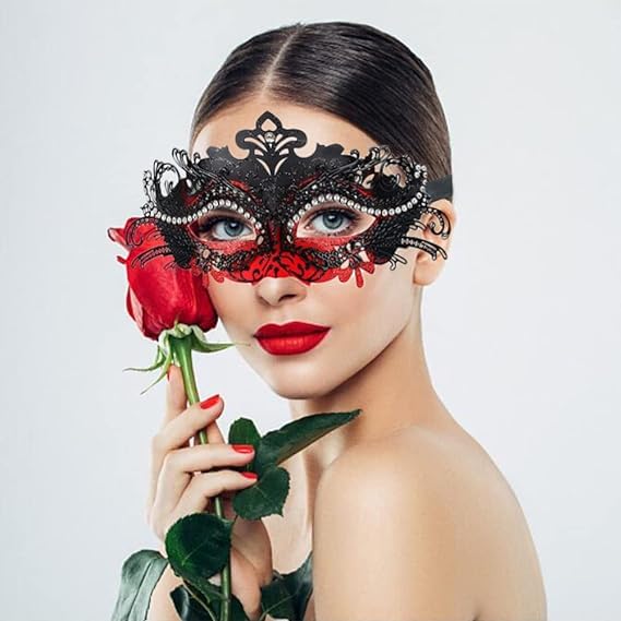 KOMUNJ Venetian Masquerade Mask, Masquerade Mask, Carnival Decorations, Venetian Masks - Image 3
