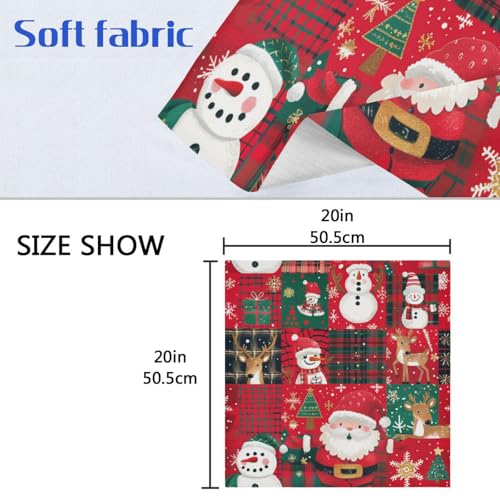 Servilletas de Tela Cuadradas Multicolor Pack x6 miniatura 6