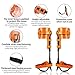 Esayendder Tree Climbing Spikes, Tree Climbing Gear Set, Tree Climbing Gear with Adjustable Climbing Straps and Steel Core Flip Line, Rock Climbing Kit with Triple Lock Lanyard Adjuster