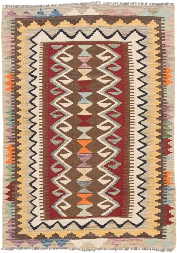Nain Trading Kilim Afghan 87x127 Tissé à la Main Tapis d'Orient Tapis Laine