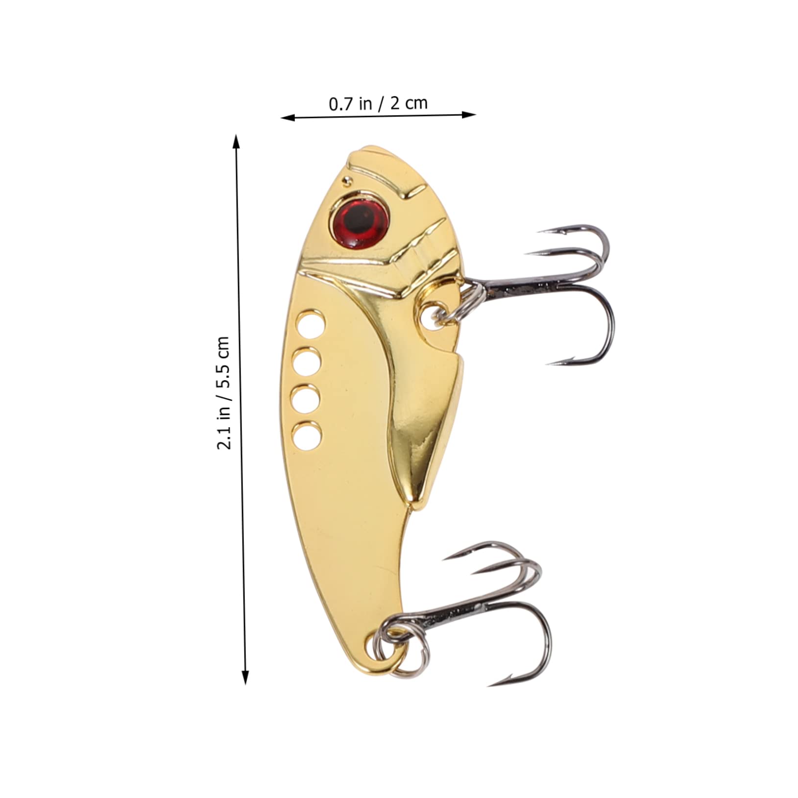 Toddmomy Appât De La Cuillère De Pêche Leurres De Pêche Attaquer Appât De Pêche À Lame Poisson Leurres pour La Pêche Leurre Appât Acier Inoxydable