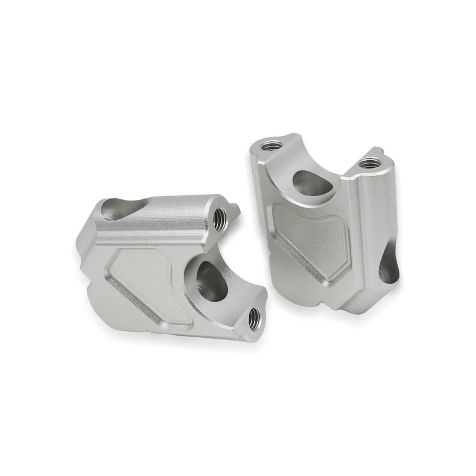 Hdhcscagh Silver For F800gt For F800gs For F800gs For Adv 2012-2017 Handlebar Risers Clamp Raised Mounting Kit Accessories Handlebar Clamps Risers(Silver)
