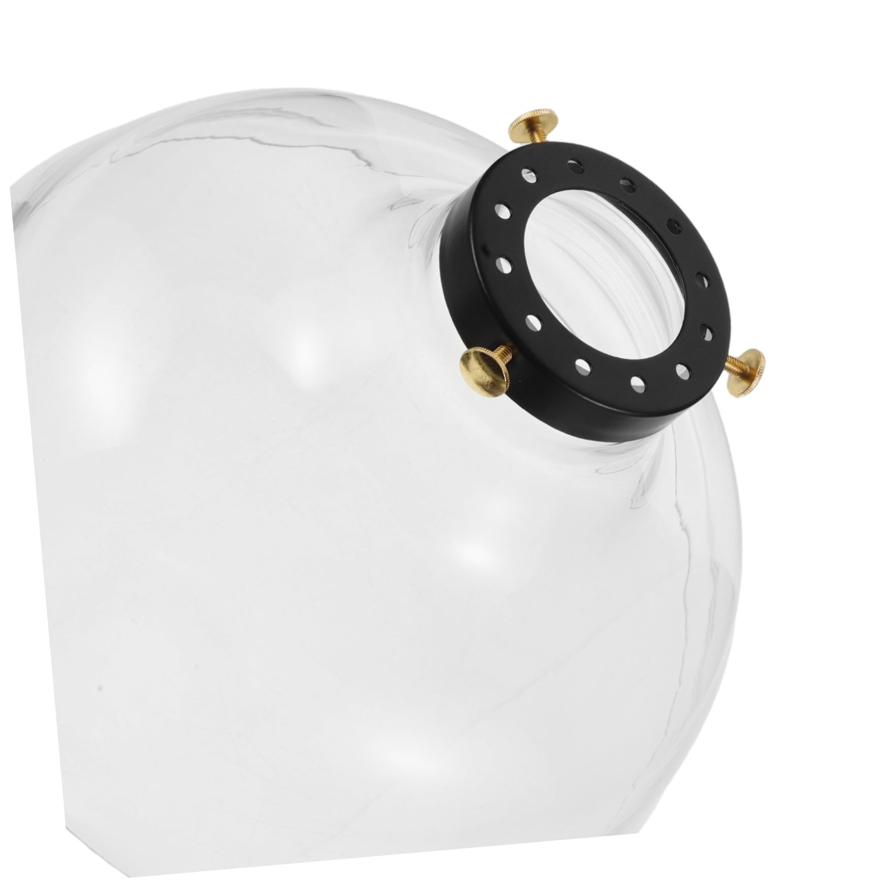 Pantalla de Cristal de Repuesto en Forma de Embudo | Vidrio Soplado a Mano, Resistente al Calor y Fácil de Limpiar, para Casquillo E26/e27 y Rosca de Aluminio