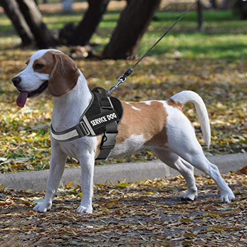Jsxd Dog Harness,No-Pull Service Dog Harness With Handle Adjustable Outdoor Pet Dog Vest 3M Reflective Nylon Material Vest For Breeds,Easy Control For Small Medium Large Dogs, Xs, Black #TOP6