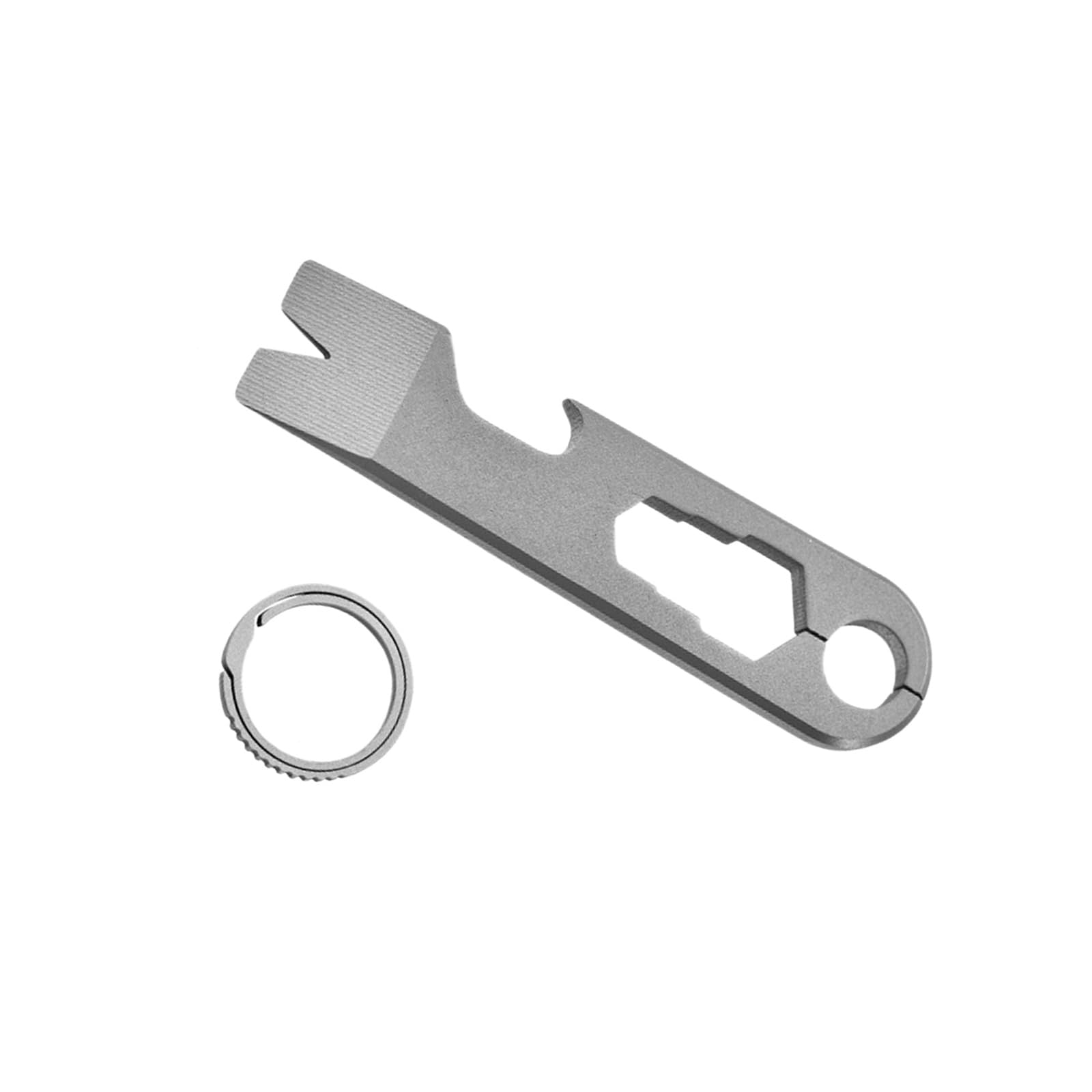 Lightweight Metal Crowbars Utility Tool with Builtin Wrench and Bottle Opener for Outdoor Use Bottle Opener Keychain