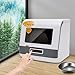 Countertop Dishwasher, 800W Countertop Compact Dishwashers, Automatic Portable Mini Dishwasher with Multiple Wash Programs & Bowl Basket for Apartments RVs