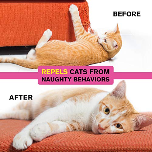 image for QUTOP Cat Scratch Deterrent Spray, Kittens and Cats Repellent Indoor S