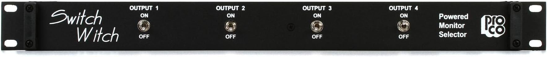 Pro Co Sound Switch Witch - Powered Monitor Selector