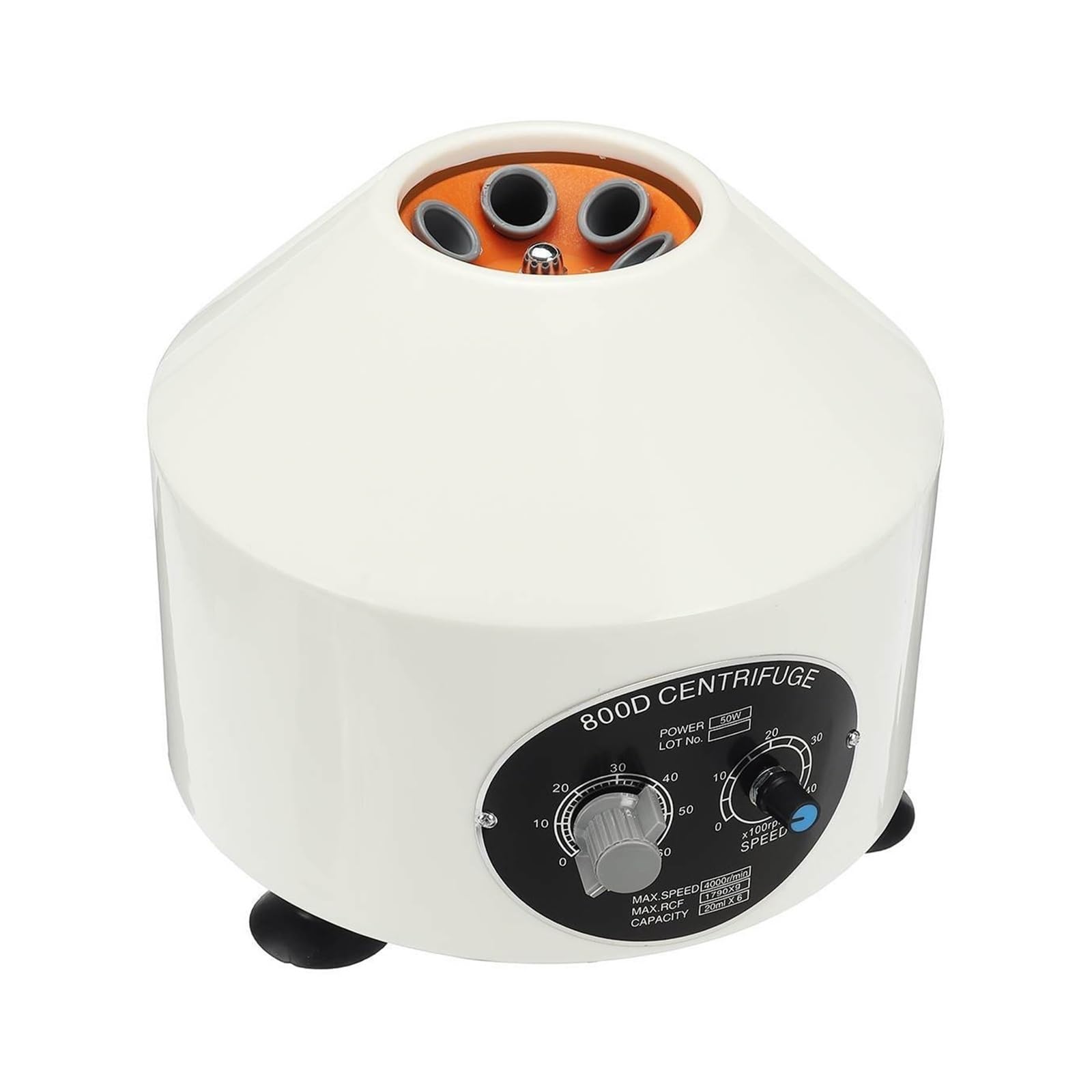 Laborzentrifuge, 800D Mini Elektrische Zentrifuge Niedriger-geschwindigkeit Labor Blut Maschine 4000rpm Timing Funktion for PRP